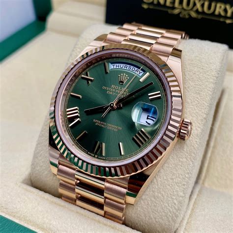 everose rolex day date|rolex day date 40mm price.